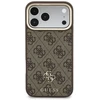 Dėklas Guess 4G su portfelem Magsafe do iPhone 18 Pro / 17 Pro ruda