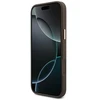 Dėklas Guess 4G su portfelem Magsafe do iPhone 18 Pro / 17 Pro ruda