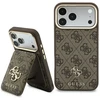 Dėklas Guess 4G su portfelem Magsafe do iPhone 18 Pro / 17 Pro ruda
