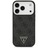„Guess 4G“ trikampio logotipo „MagSafe“ dėklas Apple iPhone 17 Pro juodas