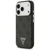 „Guess 4G“ trikampio logotipo „MagSafe“ dėklas Apple iPhone 17 Pro juodas