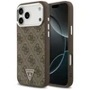 GUESS dėklas, skirtas IPHONE 17 Pro Max, suderinamas su MagSafe GUHMP17XP4TSRCMW (PU 4G su trikampio logotipu SL), ruda