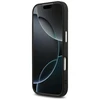 „Guess 4G“ trikampio logotipo „MagSafe“ dėklas Apple iPhone 17 Pro juodas