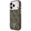 GUESS dėklas, skirtas IPHONE 17 Pro, suderinamas su MagSafe GUHMP17LP4TSRCMW (PU 4G su trikampio logotipu SL), ruda