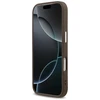 GUESS dėklas, skirtas IPHONE 17 Pro, suderinamas su MagSafe GUHMP17LP4TSRCMW (PU 4G su trikampio logotipu SL), ruda