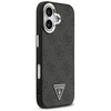 GUESS dėklas, skirtas IPHONE 17, suderinamas su MagSafe GUHMP17SP4TSRCMK (PU 4G su trikampio logotipu SL), juodas