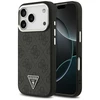 „Guess 4G“ trikampio logotipo „MagSafe“ dėklas Apple iPhone 17 Pro juodas