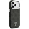 „Guess 4G“ trikampio logotipo „MagSafe“ dėklas Apple iPhone 17 Pro juodas
