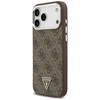 GUESS dėklas, skirtas IPHONE 17 Pro Max, suderinamas su MagSafe GUHMP17XP4TSRCMW (PU 4G su trikampio logotipu SL), ruda