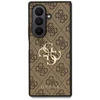 Guess PU 4G Metal Logo dėklas skirtas Samsung Galaxy Z Fold 7 rudos spalvos