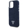 Guess Denim Triangle Logo MagSafe iPhone 16 Pro Dėklas - Mėlyna
