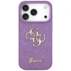 Dėklas Guess Fixed Glitter Big 4G skirtas Apple iPhone 17 Pro lilac