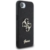 GUESS dėklas skirtas Apple iPhone 16e (SE 4 2025) GUHCPSE4HG4SGK (Fixed Glitter Big 4G) juodos spalvos