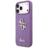 Dėklas Guess Fixed Glitter Big 4G skirtas Apple iPhone 17 Pro Max lilac