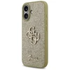 Dėklas Guess Fixed Glitter Big 4G skirtas Apple iPhone 17 aukso spalvos