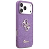 Dėklas Guess Fixed Glitter Big 4G skirtas Apple iPhone 17 Pro Max lilac