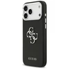 Dėklas Guess Grained Big 4G Classic Logo - Case Apple iPhone 17 Pro Max juodas