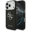 Guess Grained Big 4G Classic Logo - dėklas skirtas Apple iPhone 17 Pro juodas