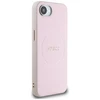 Guess PU Grained Classic Logo MagSafe Apple iPhone 16e dėklas telefonui rožinės spalvos