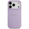 „Guess Grained Ring MagSafe“ dėklas Apple iPhone 17 Pro violetinis