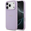 „Guess Grained Ring MagSafe“ dėklas Apple iPhone 17 Pro violetinis