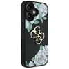 Originalus Dėklas GUESS Grained Roses Big 4G logo skirtas Apple iPhone 16 juodos spalvos
