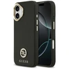 Dėklas Guess Grained Strass Logo MagSafe skirtas Apple iPhone 17 juodos spalvos