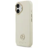 Dėklas Guess Grained Strass Logo MagSafe - Case Apple iPhone 17 beige