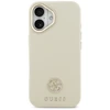 Dėklas Guess Grained Strass Logo MagSafe - Case Apple iPhone 17 beige