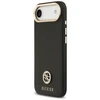 Guess Grained Strass Logo MagSafe - dėklas skirtas Apple iPhone Air juodas