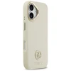 Dėklas Guess Grained Strass Logo MagSafe - Case Apple iPhone 17 beige