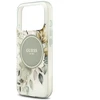 Dėklas Guess IML Flower & Tonal Circle MagSafe, skirtas iPhone 18 Pro Max / 17 Pro Max, žalias