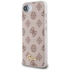 Guess Peony Script logotipas MagSafe iPhone 16e dėklas – rudas