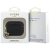 Dėklas „Guess“ Rhinestone trikampio formos pakabukas, skirtas „AirPods Pro 3“ ausinėms - Juodas