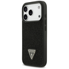 Original dėklas GUESS Rhinestone Triangle Logo skirtas Apple iPhone 17 Pro juodos spalvos