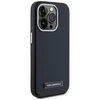 Originalus Dėklas Karl Lagerfeld FW Metal Plate MagSafe skirtas Apple iPhone 15 Pro juodos spalvos