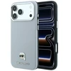 Dėklas Karl Lagerfeld Grained Karl Head Metal MagSafe do iPhone 18 Pro Max / 17 Pro Max pilka