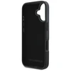 Karl Lagerfeld HC Grained PU Cardslot metalinis pailgas iPhone 16 dėklas - Juodas