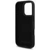 Karl Lagerfeld HC Grained PU Cardslot metalinis pailgas dėklas, skirtas iPhone 16 Pro Max - Juodas
