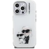 „Karl Lagerfeld IML Aquarelle Karl &amp; Choupette &amp; Logo“ dėklas, skirtas „iPhone 16 Pro Max“ - Baltas