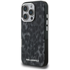 „Karl Lagerfeld IML“ leopardo rašto „MagSafe“ dėklas, skirtas „iPhone 16 Pro Max“ – Juodas