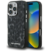 „Karl Lagerfeld IML“ leopardo rašto „MagSafe“ dėklas, skirtas „iPhone 16 Pro Max“ – Juodas