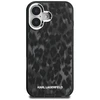 „Karl Lagerfeld IML“ leopardo rašto „MagSafe“ dėklas, skirtas „iPhone 16“ – Juodas