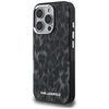 „Karl Lagerfeld IML“ leopardo rašto „MagSafe“ dėklas, skirtas „iPhone 16 Pro“ – Juodas