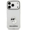Dėklas Karl Lagerfeld IML NFT Choupette Case for iPhone 18 Pro / 17 Pro - Transparent