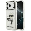 Dėklas Karl Lagerfeld IML NFT Glitter Karl&Choupette Case for iPhone 18 Pro / 17 Pro - Transparent