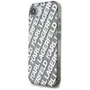 Karl Lagerfeld IML Repeat Logo dėklas, skirtas iPhone 16e - sidabrinis