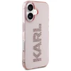 Dėklas Karl Lagerfeld IML Rhinestones Logo iPhone 16 Case - Rožinė