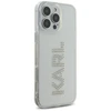 Karl Lagerfeld IML Rhinestones logotipas iPhone 16 Pro dėklas – skaidrus
