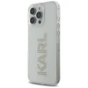 Karl Lagerfeld IML Rhinestones logotipas iPhone 16 Pro dėklas – skaidrus
